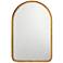 Jamie Young Eloise 36" x 24" Gold Leaf Arch Wall Mirror