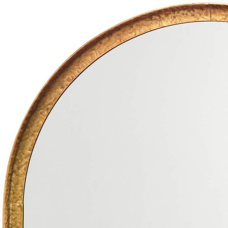 Image 3 Jamie Young Eloise 36" x 24" Gold Leaf Arch Wall Mirror more views