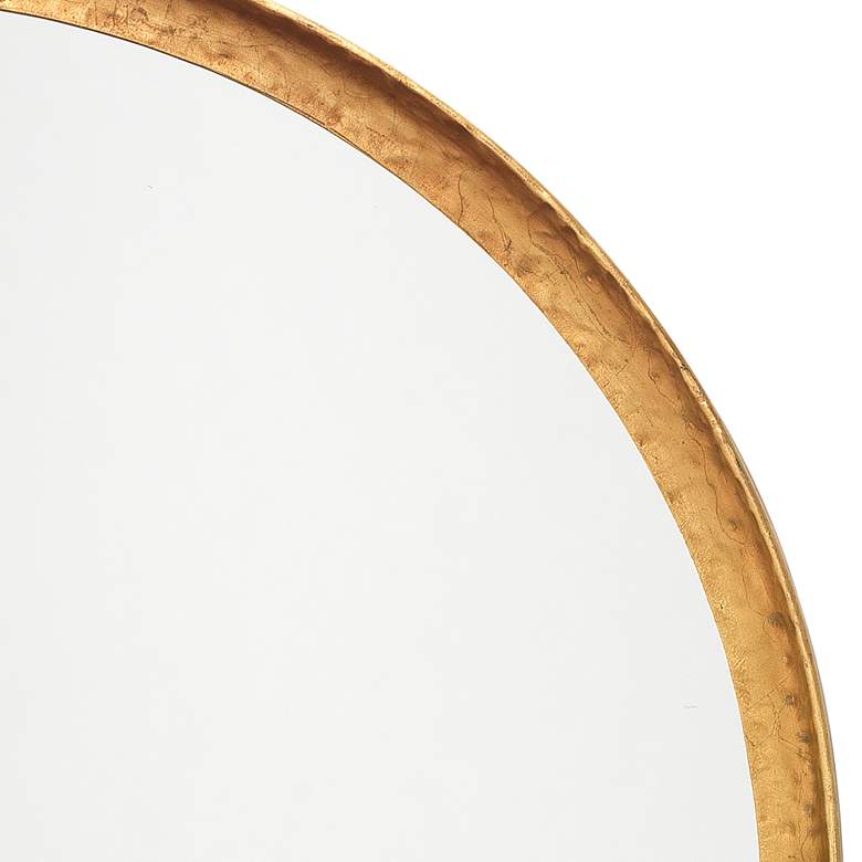 Image 4 Jamie Young Eloise 36" x 24" Gold Leaf Arch Wall Mirror more views