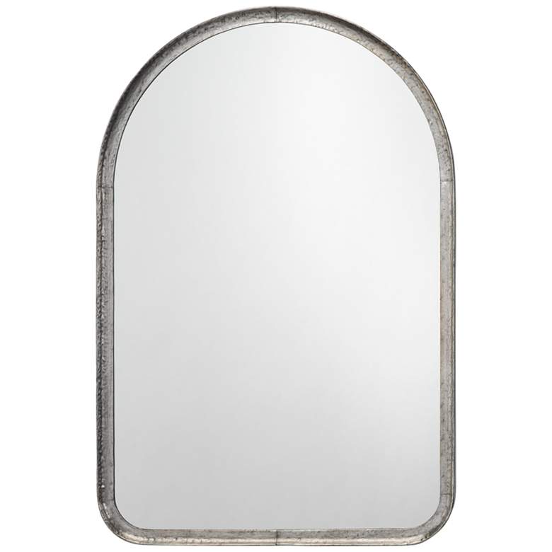 Image 2 Jamie Young Eloise Silver Leaf 24" x 36" Arch Wall Mirror