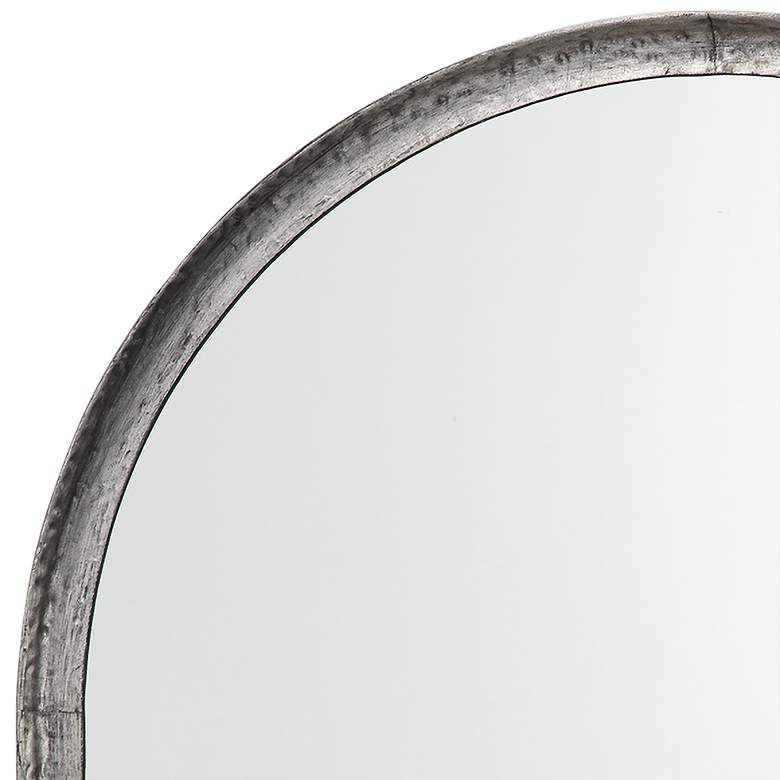 Image 3 Jamie Young Eloise Silver Leaf 24" x 36" Arch Wall Mirror more views