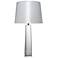 Jamie Young Empire Clear Crystal Pillar Table Lamp