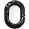Jamie Young Enigma Iron Oval Mirror