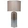 Jamie Young Ethereal Taupe and Opal Glass Table Lamp