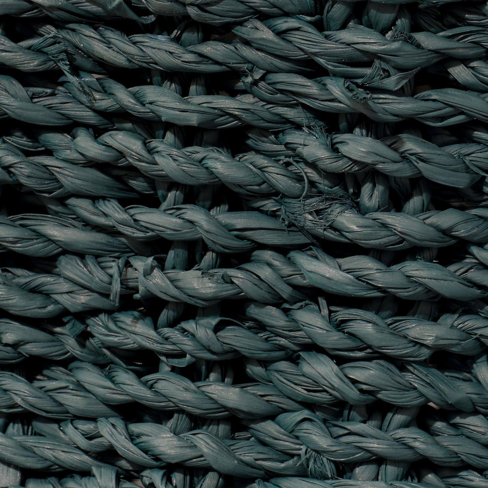 Image 5 Jamie Young Falda Seagrass Side Table 20" in Verdigris more views