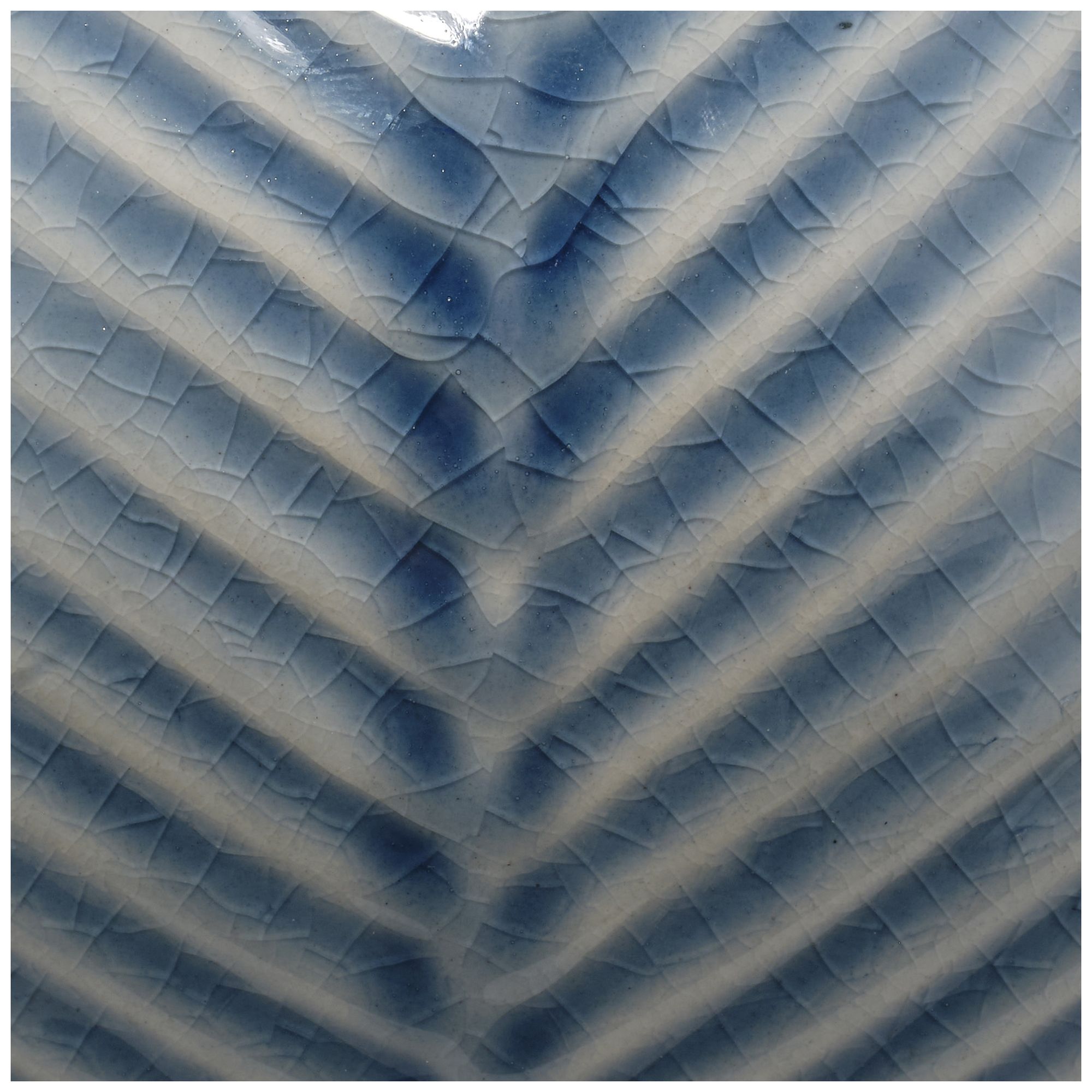 Image 2 Jamie Young Fern Ceramic Table Lamp 16" in Blue more views