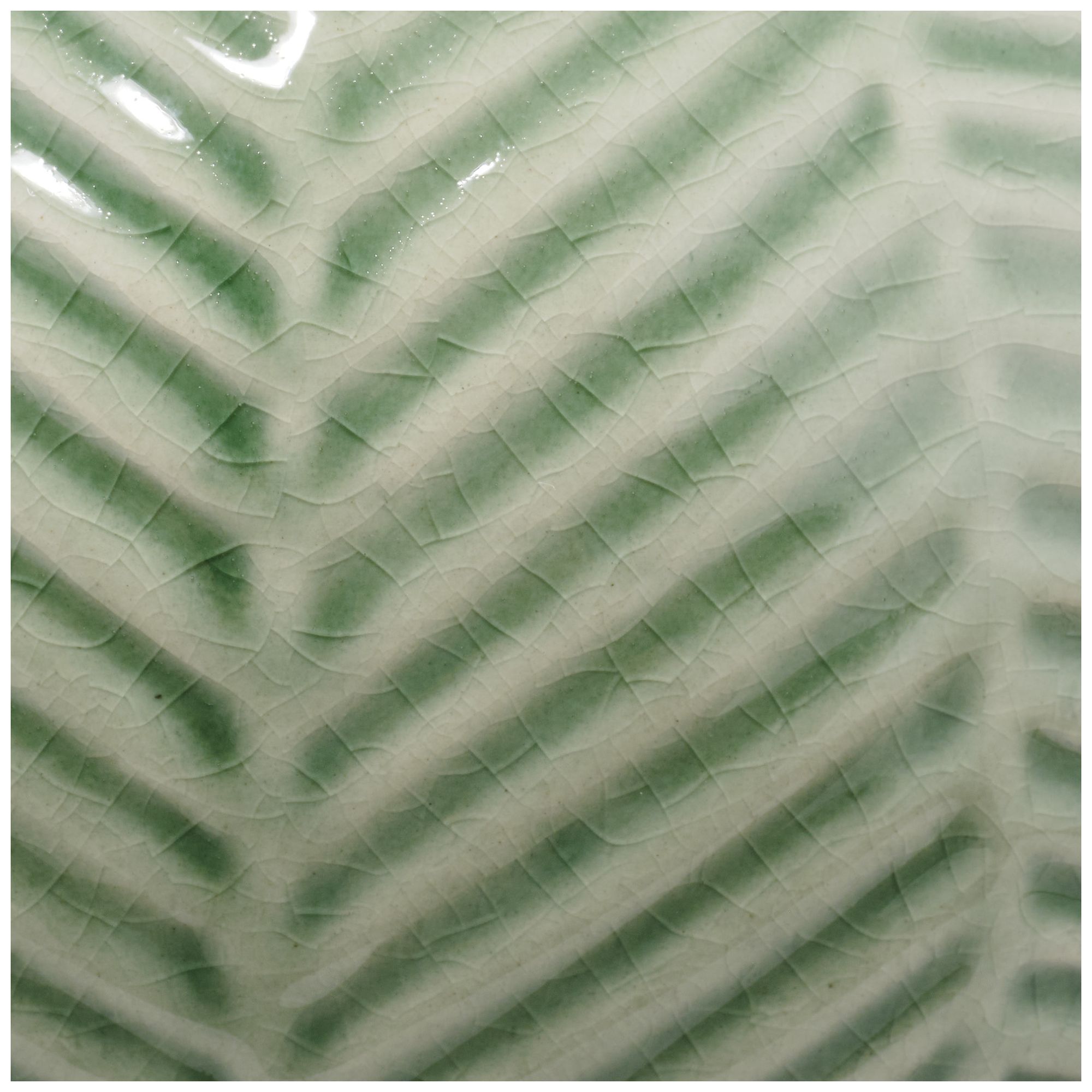 Image 2 Jamie Young Fern Ceramic Table Lamp 16" in Green more views