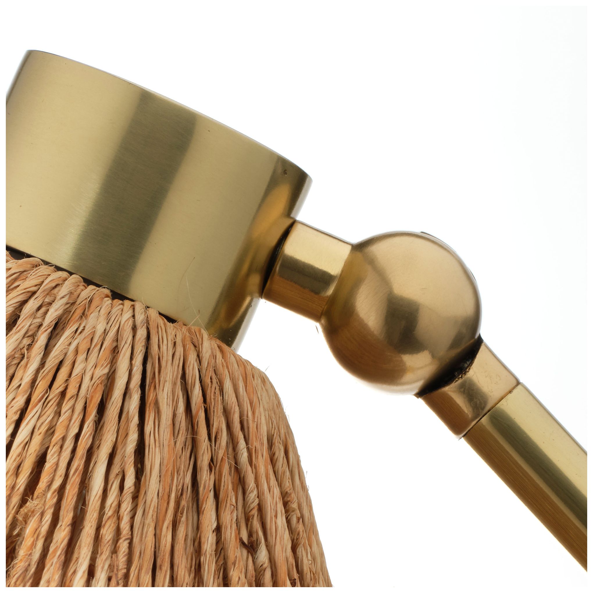 Image 2 Jamie Young Fitzgerald Abaca Rope Table Lamp 20" in Natural more views