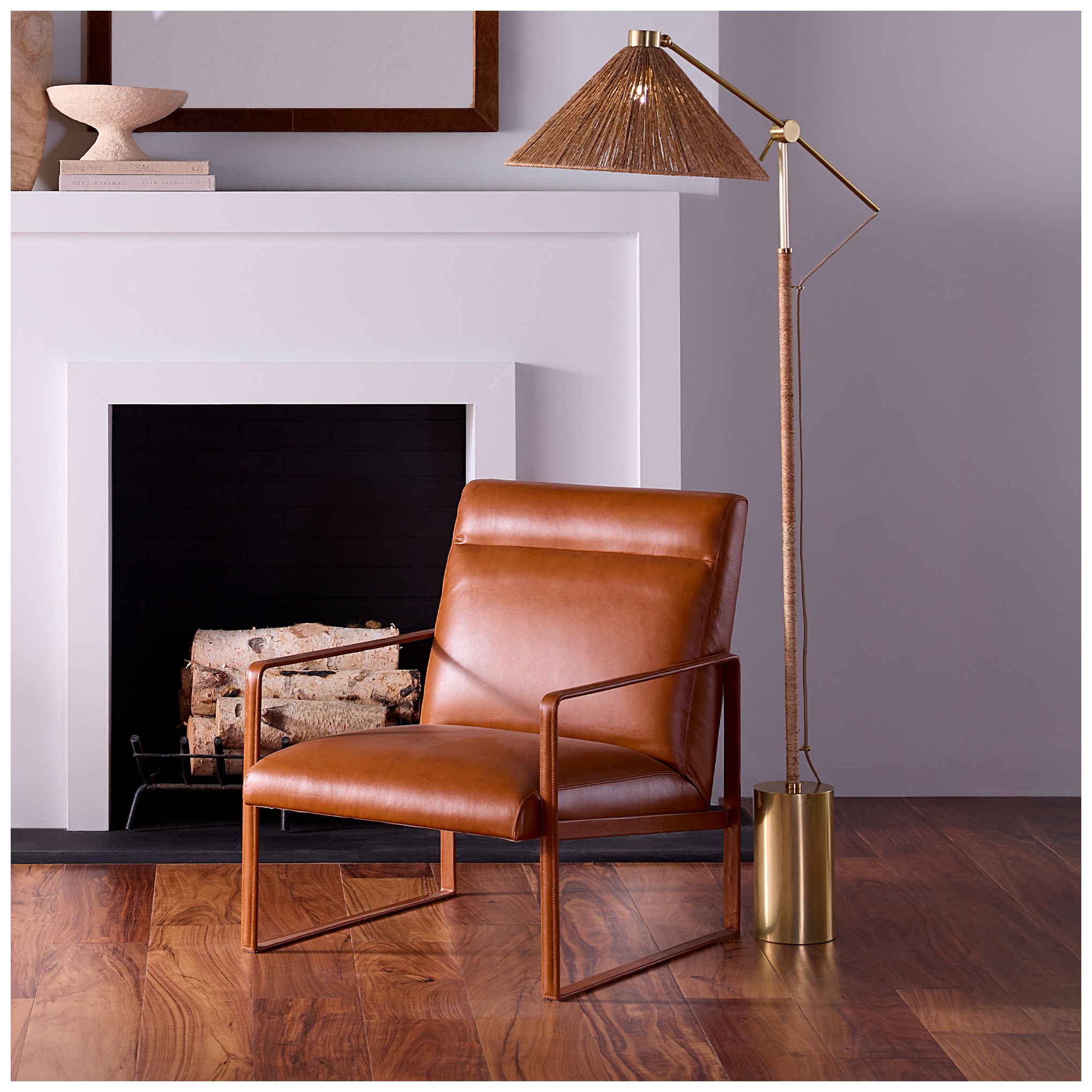 Image 3 Jamie Young Fitzgerald Floor Lamp 61.25" in Natural more views