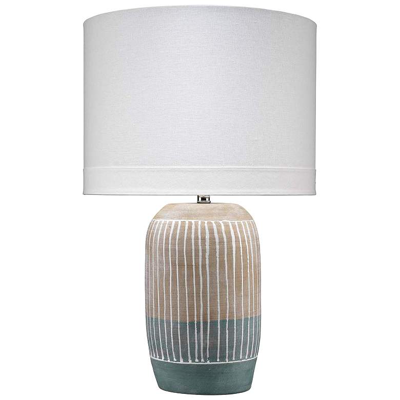 Image 1 Jamie Young Flagstaff Natural and Slate Ceramic Table Lamp