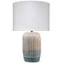 Jamie Young Flagstaff Natural and Slate Ceramic Table Lamp