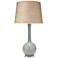 Jamie Young Florence Pale Blue Glass Table Lamp