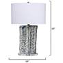 3_Jamie Young Flurry Ceramic Table Lamp with Linen Shade more views