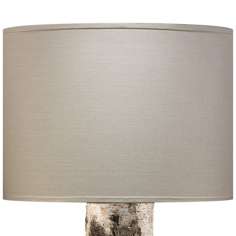 Image 2 Jamie Young Forrester Birch Veneer Cylindrical Floor Lamp more views