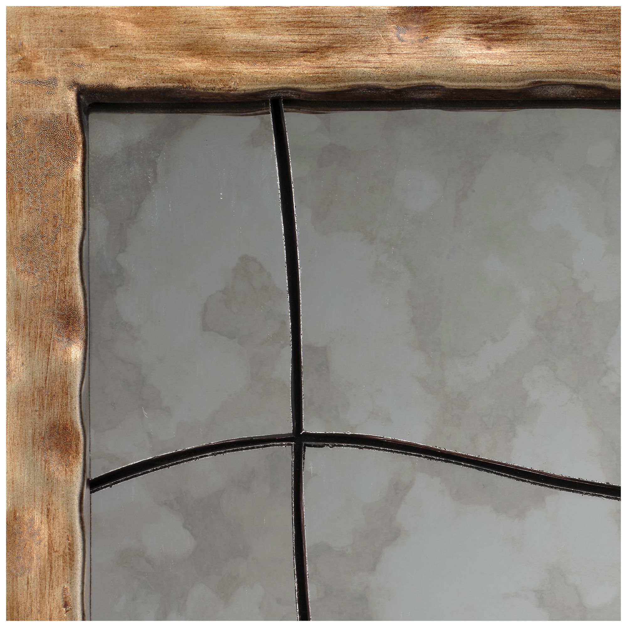 Image 5 Jamie Young Fractured Hammered Iron Rectangle Wall Mirror more views