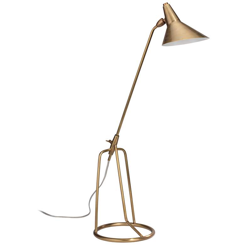 Image 1 Jamie Young Franco Antique Brass Tripod Desk Lamp
