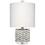2_Jamie Young Garbo Mother of Pearl Table Lamp with Linen Shade, Grey