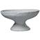 Jamie Young Garden Cotton Mache Pedestal Bowl, Blue