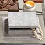 1_Jamie Young Garland Acrylic Decorative Box in Grey