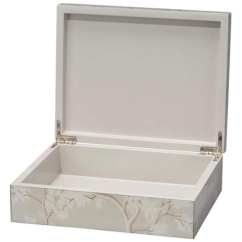 Image 5 Jamie Young Garland Acrylic Decorative Box in Grey more views