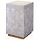 Jamie Young Garland Dove Floral Accent Side Table