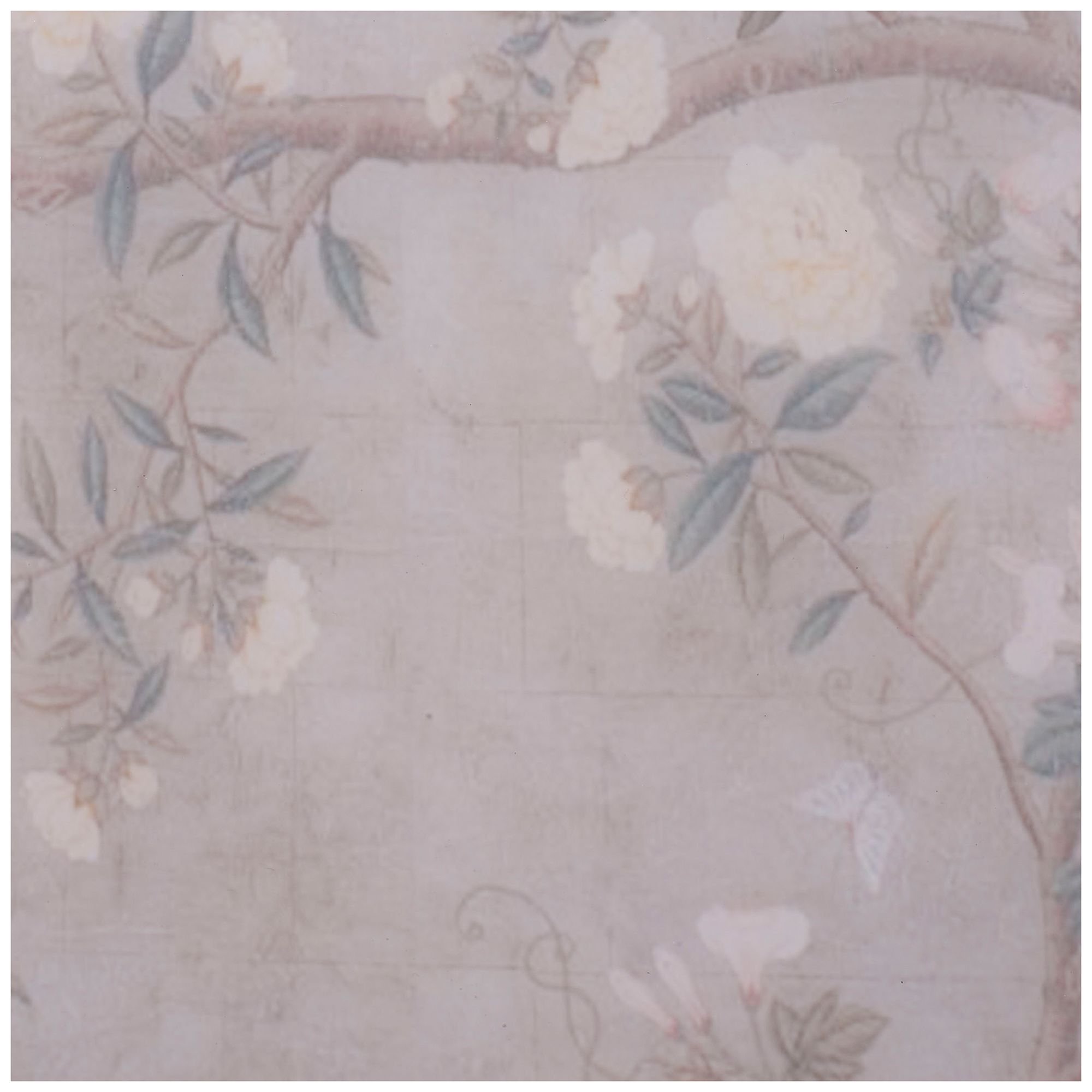 Image 4 Jamie Young Garland Lavender Floral Accent Side Table more views