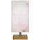 Jamie Young Ghost Axis Tall Pearl Alabaster Table Lamp