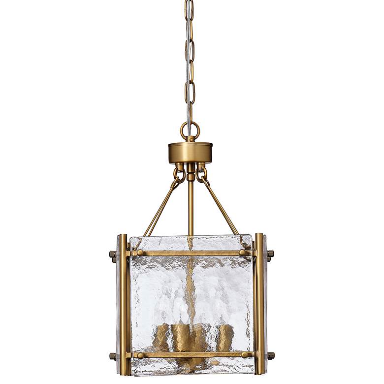 Image 2 Jamie Young Glenn 14" Wide Antique Brass 4-Light Chandelier