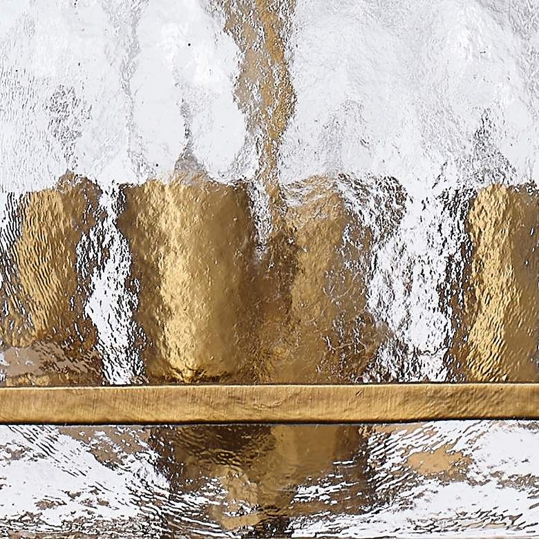 Image 3 Jamie Young Glenn 14" Wide Antique Brass 4-Light Chandelier more views