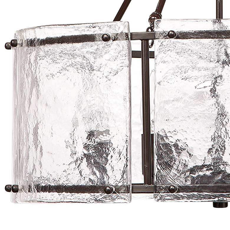 Image 4 Jamie Young Glenn 21 3/4" Wide Large Round Metal Ice Glass Chandelier more views