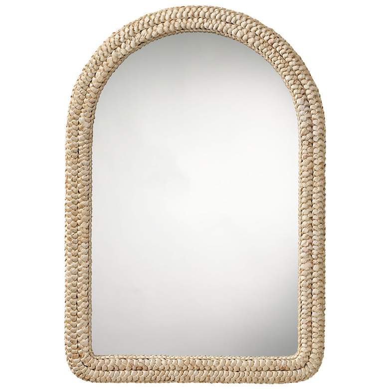 Image 2 Jamie Young Grain Woven Corngrass Arch Wall Mirror