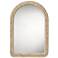 Jamie Young Grain Woven Corngrass Arch Wall Mirror