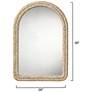 3_Jamie Young Grain Woven Corngrass Arch Wall Mirror more views