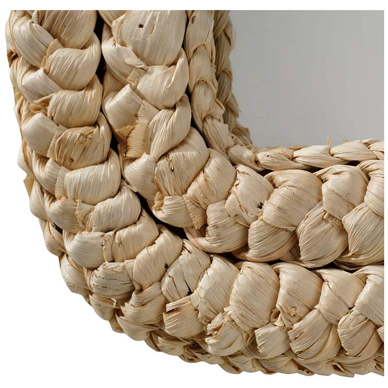 Image 4 Jamie Young Grain Woven Corngrass Arch Wall Mirror more views