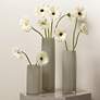 Jamie Young Gwendolyn Warm Gray Glass Vases Set of 3