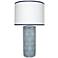 Jamie Young Hampton Blue and White Ceramic Table Lamp