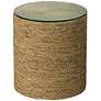 Jamie Young Harbor 18" Wide Natural Seagrass Round Side Table
