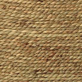 Image5 of Jamie Young Harbor 36" Wide Natural Seagrass Round Coffee Table more views