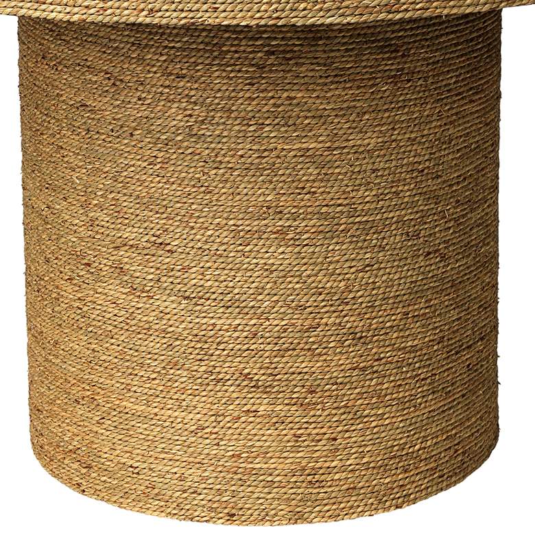 Image 4 Jamie Young Harbor 48" Wide Natural Seagrass Round Table more views