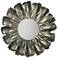 Jamie Young Harvest Antique Silver 35" Round Wall Mirror