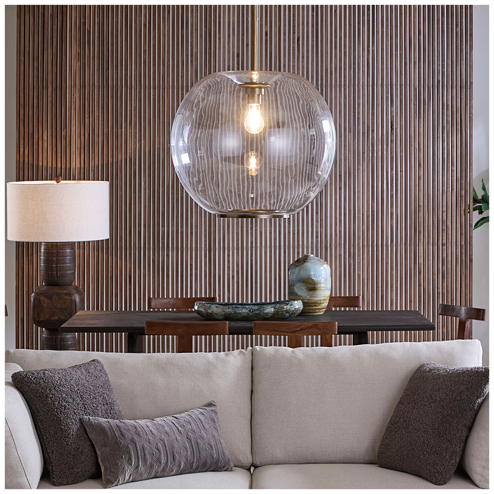 Image 2 Jamie Young Helium 1-Light Blown Glass Pendant more views