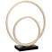 Jamie Young Helix 17" High Natural Bone Double Ring Sculpture