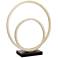 Jamie Young Helix 17"H Natural Bone Double Ring Sculpture