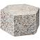 Jamie Young Hepburn Mother of Pearl Hexagon Coffee Table