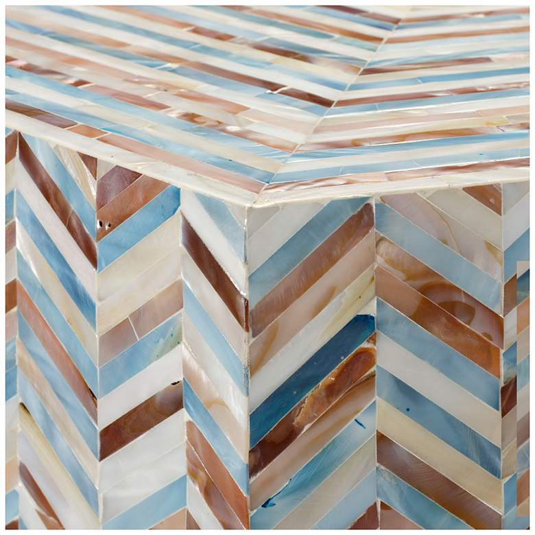Image 4 Jamie Young Hepburn Mother of Pearl Hexagon Coffee Table more views