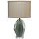Jamie Young Hermosa Teal Ceramic Accent Table Lamp
