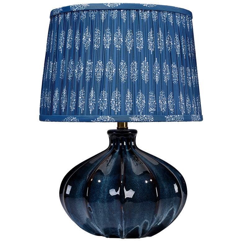 Image 1 Jamie Young Hershey Ceramic Table Lamp with Cotton Shade
