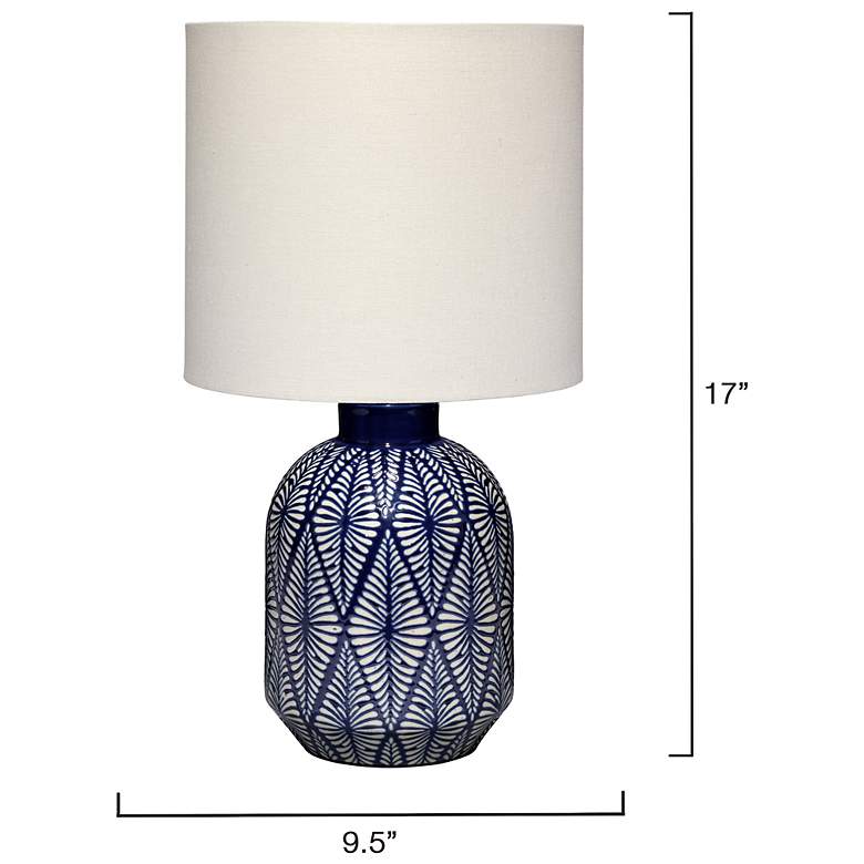 Image 3 Jamie Young Highland Ceramic Table Lamp with Linen Shade more views