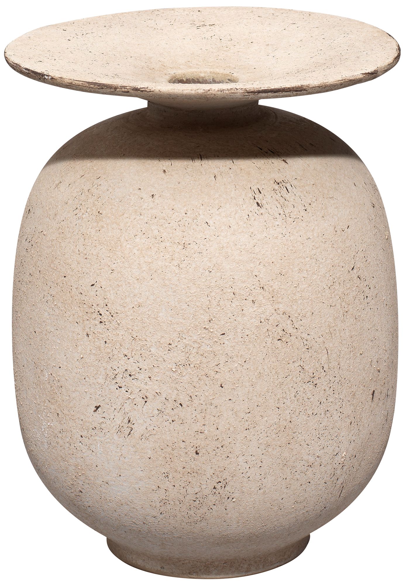 Image 2 Jamie Young Highland Decorative Ceramic Vase 7.75" in Cream