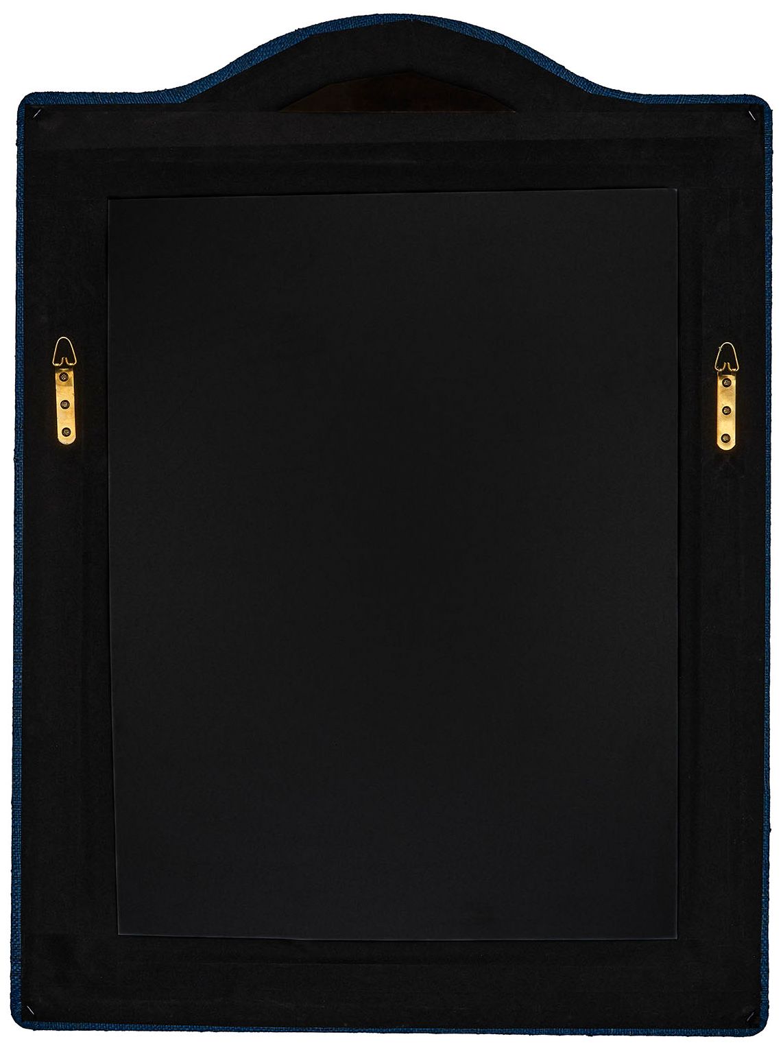 Image 5 Jamie Young Hilltop 35" x 26" Arch Wall Mirror in Indigo Raffia more views